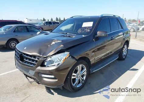 2012 Mercedes-Benz Ml 350 4Matic z USA, uszkodzony, nr VIN 4JGDA5HB7CA029927